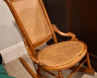 Oak rocking chair
