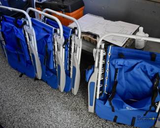Folding camp chairs