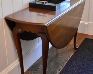 Queen Anne drop leaf table