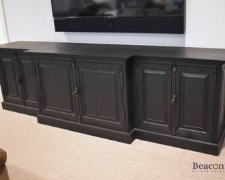 Media console cabinet