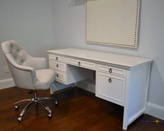 White desk