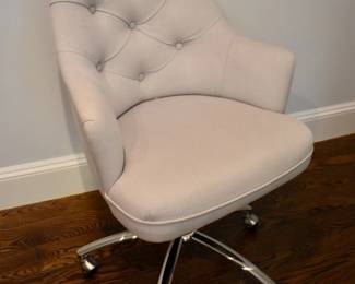 Upholstered desk chair