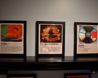Kanye West album cards