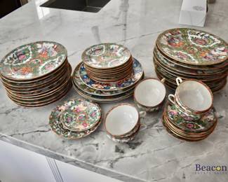 Rose Medallion china