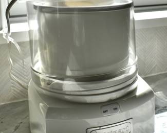 Cuinsinart ice cream maker