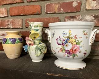 Vases, ice bucket