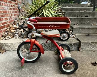 1970's Radio Super wagon, vintage 1960's tricycle
