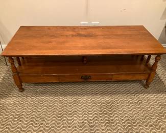 Vintage maple coffee table