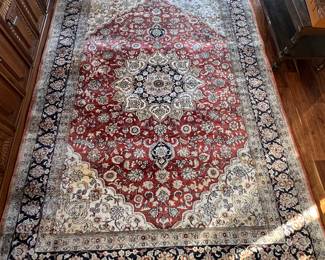 Persian Rug with fringe trim