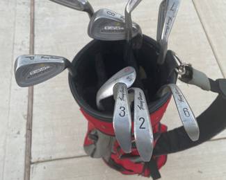 Golf clubs.