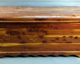 Hand Crafted Wood Storage Trunk