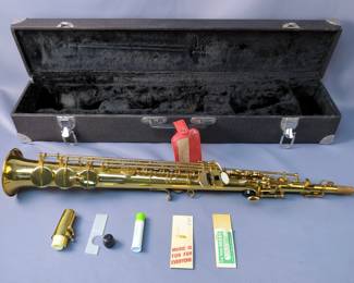 Lafayette Soprano Saxophone with Case and Accessories