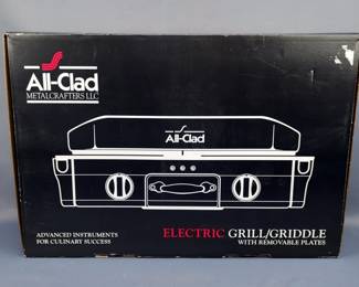All-Clad Electric Grill/Griddle with Removable Plates