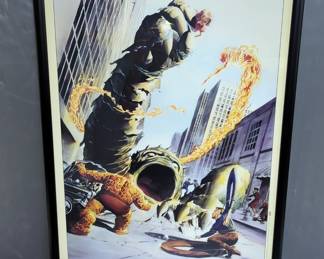 Alex Ross Fantastic Four No. 1 Framed Poster