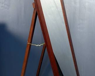 Full Length Wooden Framed Standing Mirror