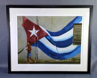 Steven Shalowitz Cuba Limited Edition Photo Print, Signed By Artist And Numbered 1/4, Framed 21" x 26"