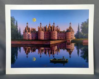 Jim Buckels (American 1948-) 'Chambord' Limited Edition Serigraph On Paper, Signed By Artist And Numbered 14/95, 18" x 14.25"