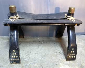 Camel Saddle With Decorative Accents