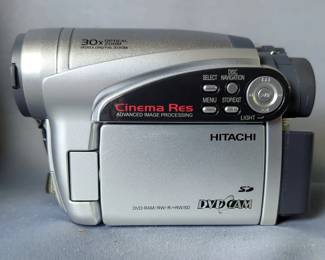 Hitachi DVD Cam Camcorder Including Case, Charger, CD's, Instructions And More