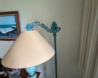Antique Bridge Lamp, Great Color 