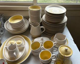 Vintage Franciscan Stoneware With Many Lots of Side Pieces