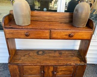 Early Pine Water Bench