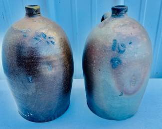 Several Stoneware Jugs