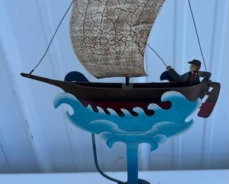 Lobsterman's Illuminated Binnacle Compass With Brass Case