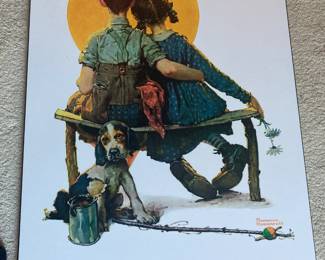 Norman Rockwell Print from Saturday Evening Post $35.