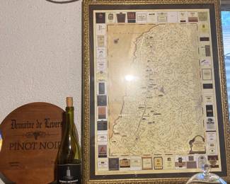 Nappa Valley Winery Map $20.