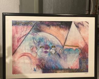 Modern Print framed $45.