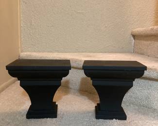 2 wood wall shelves $20.