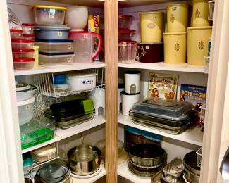 FULL PANTRY WITH LOTS OF STORAGE.