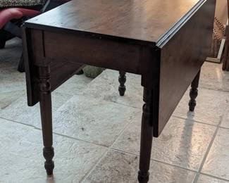Antique Black Walnut Drop Leaf Table