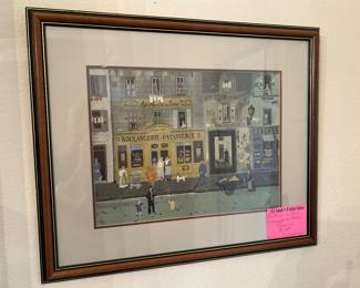 Delacroix original Lithograph with provenance