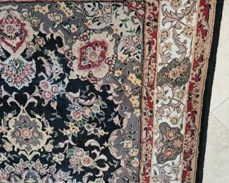 $80  Silk and wool pile   5' x 8'