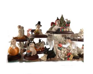 Westies holiday figurines
