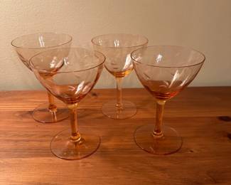 Pink Depression glass