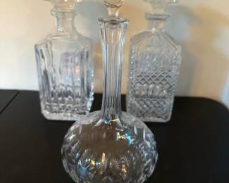 Vtg and antique decanters