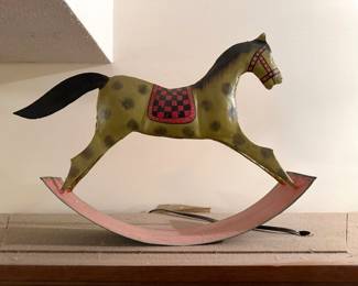 Vtg. rocking horse