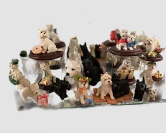 Westies holiday figurines