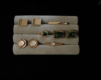 Jewelry - Swank cuff links and tie pins