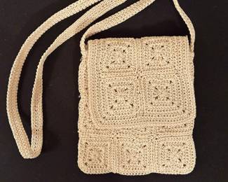 Vtg. crocheted purse