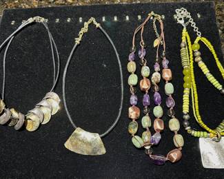 Cold Water Creek and Chicos necklaces