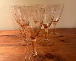 Pink Depression glass