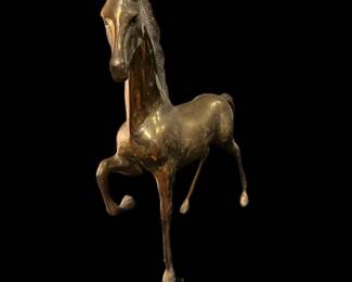 Brass Horse Statue