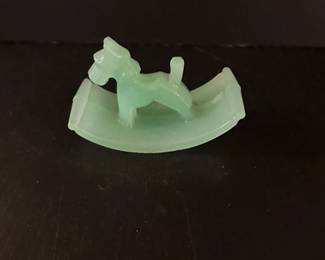 Jadeite Scottie dog