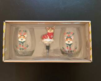TMD Holdings Corgi wine set