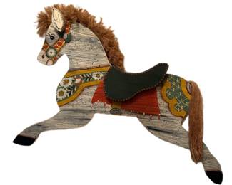 Carousel horse wall decor
