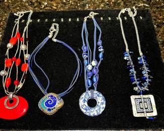 Coldwater Creek and Chico necklaces